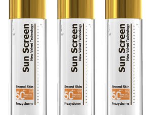 Σετ Frezyderm Sun Screen Velvet Face Cream Spf50+ Διάφανη Αντηλιακή Κρέμα Προσώπου Βελούδινης Υφής, Πολύ Υψηλής Προστασίας 3x50ml