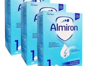 Σετ Nutricia Almiron 1 Γάλα 1ης Βρεφικής Ηλικίας από 0-6 μηνών 3x600gr
