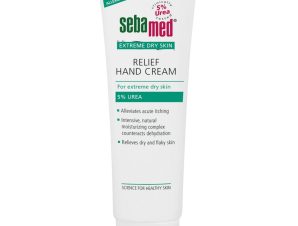 Sebamed Relief Hand Cream 5% Urea Ενυδατική Κρέμα Χεριών με Ουρία για Πολύ Ξηρό Δέρμα 75ml