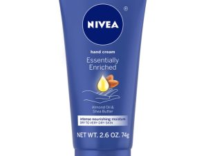 Nivea Essentially Enriched Intensive Moisture Hand Cream Ενυδατική Κρέμα Χεριών Εμπλουτισμένη με Φυσικό Αμυγδαλέλαιο & Βούτυρο Καριτέ 75ml