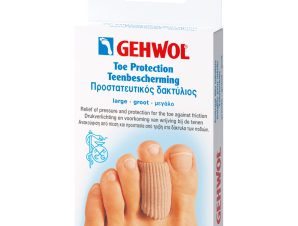 Gehwol Toe Protection Προστατευτικός Δακτύλιος Δακτύλων Ποδιού για Προστασία από Πίεση σε Μυρμηγκιές & Κάλους 2 Τεμάχια – Μεγάλο (L)