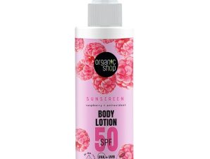 Organic Shop Sunscreen Body Lotion Spf50 Αντηλιακή Λοσιόν Σώματος Υψηλής Προστασίας σε Spray 150ml