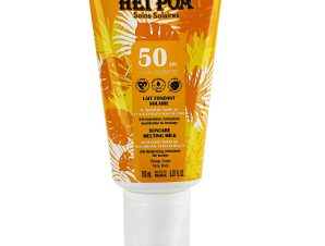 Hei Poa Suncare Melting Milk for Face & Body Spf50 Αντηλιακό Γαλάκτωμα Προσώπου – Σώματος για Υψηλή Αντηλιακή Προστασία, Λαμπερό Μαύρισμα & Άρωμα Monoi 150ml