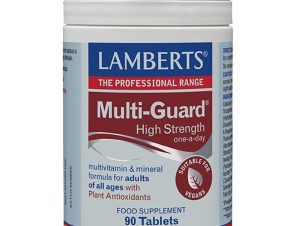 Lamberts Multi-Guard High Strenght Συμπλήρωμα Διατροφής Φόρμουλας Πολυβιταμινών & Μετάλλων με Φυτικά Αντιοξειδωτικά για Ενέργεια & Ενδυνάμωση 90tabs 