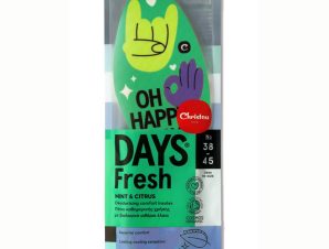 Christou Days Fresh oh Happy Days CH-078 Αποσμητικοί Πάτοι Καθημερινής Χρήσης με Βιολογικά Αιθέρια Έλαια Μέντας & Κίτρου (No 38-45) One Size 1 Ζευγάρι – Πράσινο