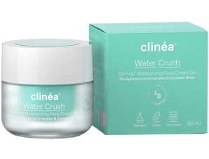 Clinéa Water Crush Oil Free Moisturizing Facial Cream Gel,Ενυδατική Κρέμα-Gel Προσώπου Ελαφριάς Υφής για Κανονικές, Μεικτές Επιδερμίδες 50ml