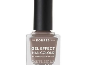 Korres Gel Effect Nail Colour Βερνίκι Νυχιών με Αμυγδαλέλαιο για Έντονη Λάμψη & Μεγάλη Διάρκεια 11ml