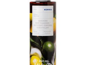 Korres Renewing Body Cleanser Citrus Shower Gel Αναζωογονητικό, Ενυδατικό Αφρόλουτρο με Άρωμα Εσπεριδοειδών 250ml