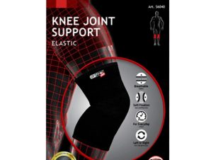 Dr. Frei Knee Joint Support Elastic Αμφιδέξια Επιγονατίδα Ελαστική Καθημερινής Χρήσης Μαύρο 1 Τεμάχιο – Medium