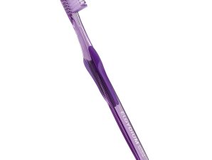 Elgydium Vitale Medium Toothbrush Μωβ Χειροκίνητη Οδοντόβουρτσα με Μέτριας Σκληρότητας Ίνες 1 Τεμάχιο
