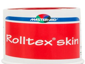 Master Aid Rolltex Skin Αυτοκόλλητη Επιδεσμική Ταινία Καφέ 5m x 2.5cm 1 Τεμάχιο