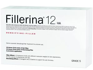 Fillerina 12HA Densifying Filler Face Treatment Grade 5, 2x30ml,Αντιγηραντικός Ορός Προσώπου Αναπλήρωσης του Δέρματος & Γεμίσματος των Ρυτίδων