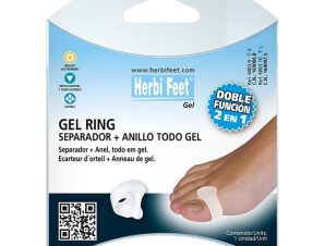 Herbi Feet Gel Ring Toe Spreader & Ring Μπεζ Δακτύλιος-Διαχωριστικό Gel 1 Τεμάχιο – Large