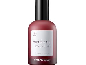 Thank You Farmer Miracle Age Repair Emulsion Πλούσιο Γαλάκτωμα Θρέψης που Δημιουργεί Απαλό Δέρμα Γεμάτο Ζωντάνια 130ml