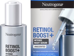Neutrogena Retinol Boost+ Intense Night Serum Unscented Αντιγηραντικός Ορός Νυκτός για το Πρόσωπο με Ρετινόλη 30ml