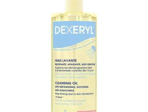 Dexeryl Cleansing Oil for Face & Body Καταπραϋντικό Έλαιο Καθαρισμού Προσώπου – Σώματος για Όλη την Οικογένεια, Κατάλληλο για Πολύ Ξηρό ή με Τάση Ατοπίας Δέρμα 500ml