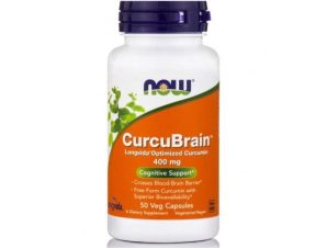 NOW FOODS Curcubrain 400mg 50caps