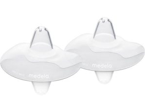 Medela Contact Nipple Shields Ψευδοθηλές για τη Διευκόλυνση του θηλασμού για Μητέρες με Πληγωμένες, Επίπεδες ή Εισέχουσες Θηλές 2 Τεμάχια – Small 16mm