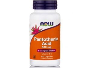 NOW FOODS Pantothenic Acid 500mg 100caps