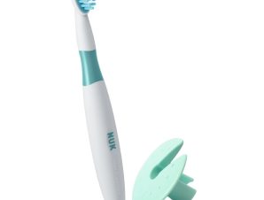 NUK Starter Toothbrush 12m+ Εκπαιδευτική Παιδική Οδοντόβουρτσα με Προστατευτικό Δακτύλιο 1 Τεμάχιο