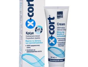 Intermed Χ-Cort Cream Εναλλακτική Επιλογή Στεροειδούς Δράσης που Μιμείται τις Ιδιότητες των Κορτικοειδών 50ml